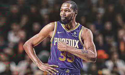 Durant mobiya sa Suns