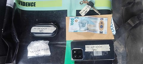 EVIDENCE. The suspected shabu and other evidence seized by PDEA during an anti-illegal drugs operation in Barangay Townsite, Limay town in Bataan on June 14. (Photo courtesy of PDEA)