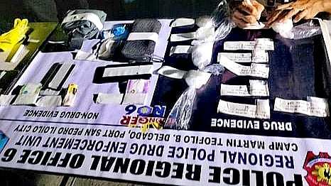 Police Regional Office in Western Visayas (PRO 6) arrested two high-value individuals and confiscated P2,074,000 worth of suspected shabu during a buy-bust in Barangay Tanza Esperanza, Iloilo City, on June 17, 2025. (Photo courtesy of PRO 6)