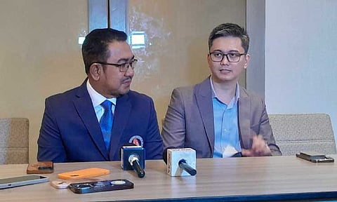 PHA national president Walid Amil and PHA Central Luzon president Jerome Reymatias during a recent press conference at Marriott Hotel in Clark Freeport. Photo by RGN