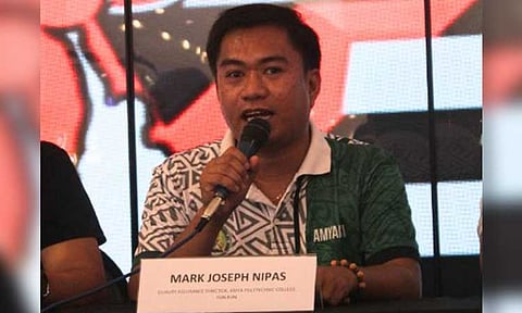 SUPPORT SCHOLARS. Amya Polytechnic College (AMYAPCI) quality assurance director and event organizer Mark Joseph Nipas shares details of the Race to Raise event on July 13, 2025, at Davao Global Township (DGT) in Matina, Davao City. The fun run aims to fund AMYAPCI’s scholarship program. 