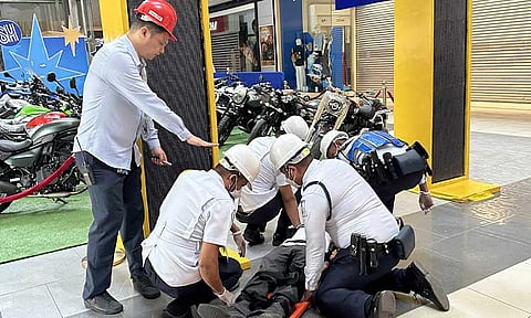 SM City Tarlac, BFP join  nationwide earthquake drill