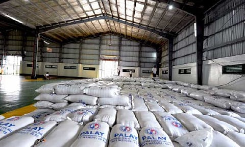 NFA WAREHOUSES. Thousands of sacks of unhusked rice (palay) are stored in the National Food Authority warehouse in Malolos, Bulacan on May 26, 2025. The NFA is set to open a newly refurbished warehouse in Cabanatuan City, Nueva Ecija. (PNA photo by Ben Briones)