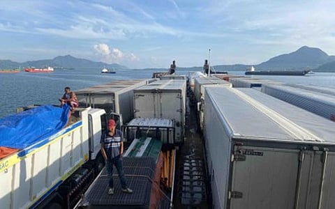 Free Tacloban-Samar RoRo trip carries 241 trucks in first week