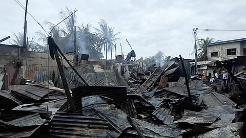 20 ka balay ugdaw sa sunog sa Inayawan
