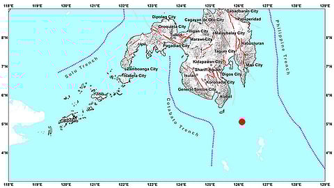M6.1 quake hits off Davao Occidental; no tsunami threat