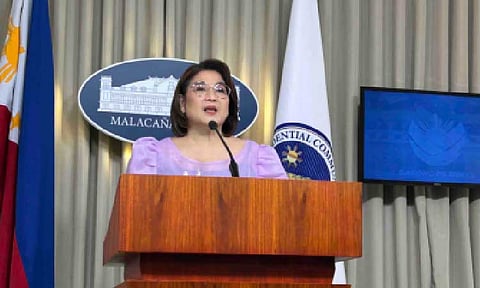 NO FORMAL OFFER. Palace Press Officer Claire Castro holds a press briefing at Malacañang’s New Executive Building on Tuesday (July 1, 2025). Castro told reporters that there is no formal offer yet from the United States regarding its plan to establish an ammunition plant at Subic Bay in Zambales. (PNA photo by Ruth Abbey Gita-Carlos)