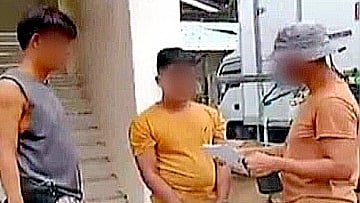 ANTIQUE. Personnel of the Culasi Municipal Police Station arrest the region’s No. 1 Most Wanted Person, alias Leo, for qualified rape and sexual assault on July 1, 2025, in Barangay Maybato Sur, San Jose, Antique.