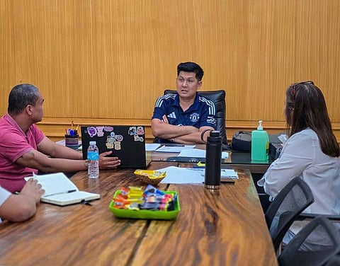 ZAMBOANGA. City Tourism Officer Sarita Hernandez (right) presents to Mayor Khymer Olaso (center) a comprehensive briefing on the status of local tourism development in a meeting on Friday, July 4, at City Hall. Olaso seeks to intensify the promotion of Zamboanga City as a premier tourist hub in Southern Philippines. 