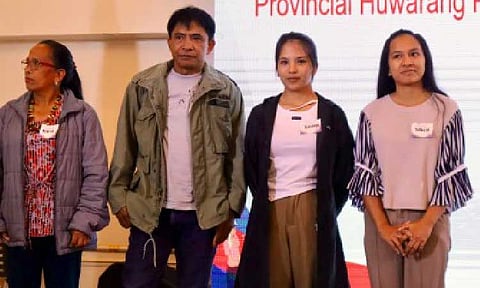 GOING TO THE NATIONALS. The Saguilot family of Tinglayan, Kalinga was named first place in the regional search for the “4Ps Huwarang Pamilya” held in Baguio City on Thursday (July 3, 2025). DSWD-Cordillera Director Maria Aplaten urged 4Ps beneficiaries to study hard and finish school to help uplift their families’ lives. (Photo courtesy of PIA-CAR)