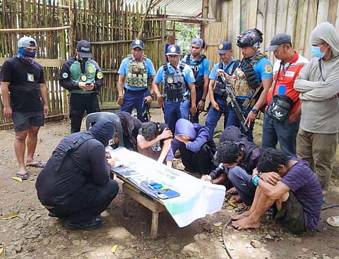 ZAMBOANGA. Authorities dismantle a drug den and arrest six suspects in an anti-drug operation Friday, July 4, in Barangay Bato-Bato, Indanan, Sulu. Seized from the dismantled drug den were some P136,000 worth of suspected shabu and various illegal drug paraphernalia. 