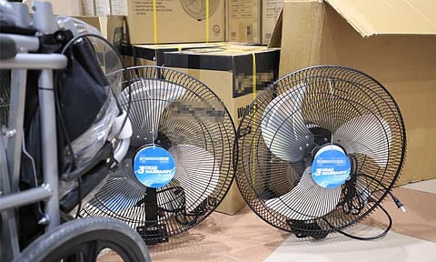 Davao de Oro Governor Raul Mabanglo and Congresswoman Maricar Zamora-Mabanglo donated wall fans to the Davao de Oro Provincial Hospital in Montevista after observing the lack of proper ventilation during a recent visit to assess the condition of the hospital and its patients.