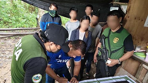 ZAMBOANGA. Authorities arrest four suspects as they dismantle a drug den in an anti-drug operation in Purok Young Dreamers, Taway village, Ipil, Zamboanga Sibugay, on Thursday, July 17, 2025. Seized from the dismantled drug den were some P102,000 worth of suspected shabu. (SunStar Zamboanga)