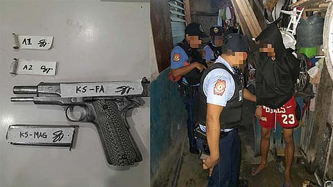 Armado nga lalaki nakahatag og alarma sa Tejero, gidakop