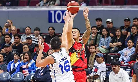 GUTSY. Jericho Cruz in action for the San Miguel Beermen in the 2025 PBA Philippine Cup. 