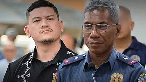 Davao City Acting Mayor Sebastian “Baste” Duterte and Philippine National Police (PNP) Chief Gen. Nicolas Torre III.