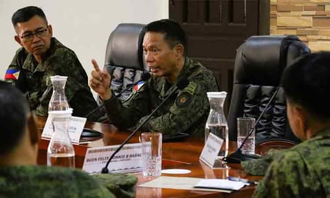 Philippine Army commanding general, Lt. Gen. Roy M. Galido.