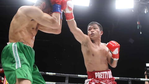 Ancajas midaog sa iyang pagbalik sa USA