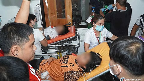 ILOILO. Authorities and school officials assess the Pis-anan National High School campus following the pesticide-related incident that sickened nearly 250 students on July 2, 2025. 