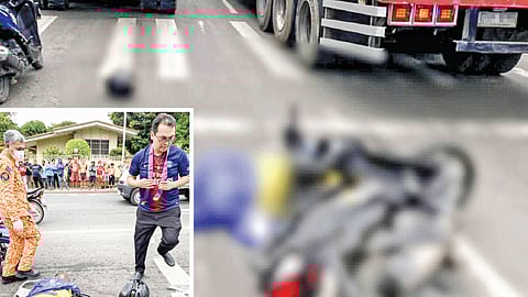 Nagpatunga sa 2 ka trak, nalatayan-patay