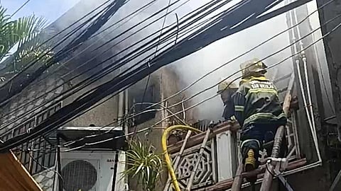 Fire destroys house in San Nicolas Proper