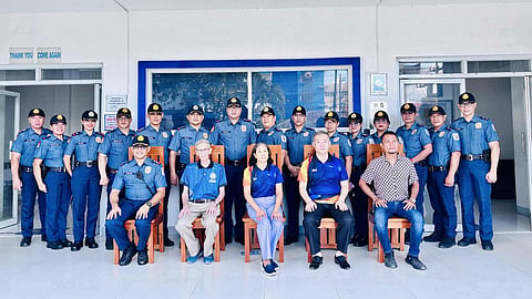 Iloilo City Police Office (Icpo) receives 30 mobile phone units from the Iloilo City Advisory Group for Police Transformation and Development (ICAG-PTD) during a turnover ceremony at Camp Achilles D. Plagata on August 11, 2025, to boost communication and coordination in police operations. (Photo courtesy of Icpo)
