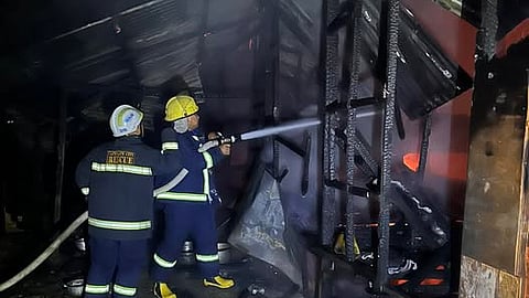 7 ka balay naugdaw sa sunog sa Brgy. Mactan