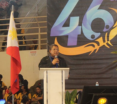 ZAMBOANGA. Lawyer Rommel Agan, Zamboanga City Electric Cooperative (Zamcelco) chief management officer, reports the state of the cooperative to the thousands of Zamcelco member-consumer-owners (MCOs) during the 46th Annual General Membership Assembly on Sunday, August 17. Soon Zamcelco will replace defective and broken meters of its MCOs in different parts of the city. 