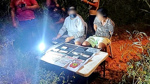 Operatives of Iloilo City Police Station 10 arrested a high-value individual in Barangay San Rafael, Mandurriao, Iloilo City, during a buy-bust on August 19, 2025, seizing an estimated P374,000 worth of suspected shabu. (Photo courtesy of ICPS 10)  