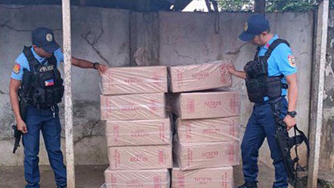 P760,000 smuggled cigarettes seized in Jolo