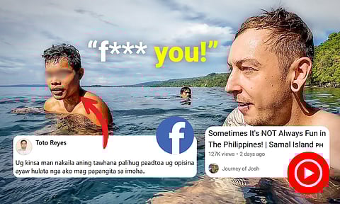 Island Garden City of Samal (Igacos) Mayor Lemuel “Toto” Reyes expressed anger over a viral vlog showing a foreign tourist being verbally harassed by a local man at a popular cliff-diving spot. He urged residents to help identify the suspect.