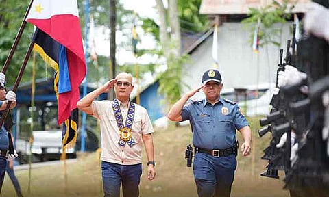Davao de Oro Governor Raul G. Mabanglo reaffirmed his full support for the province’s police force during the turnover of leadership at the Davao de Oro Police Provincial Office (DDPPO) in Nabunturan on August 25, 2025.
