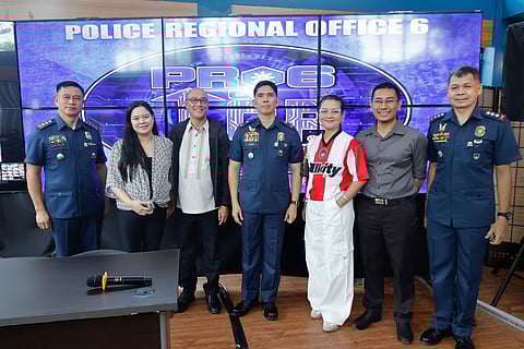 NEGROS. Police Brigadier General Josefino Ligan, regional director of the Police Regional Office in Western Visayas (PRO 6), showcases the 5-Minutes Response and Firearm Training Simulator System to guests from The Aesthetics Authority to ensure discipline and preparedness. 
