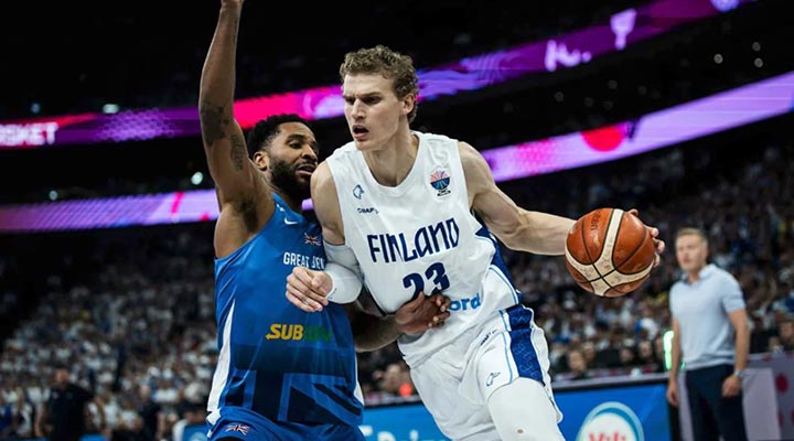 Markkanen erupts for 43 pts. to lead Finland