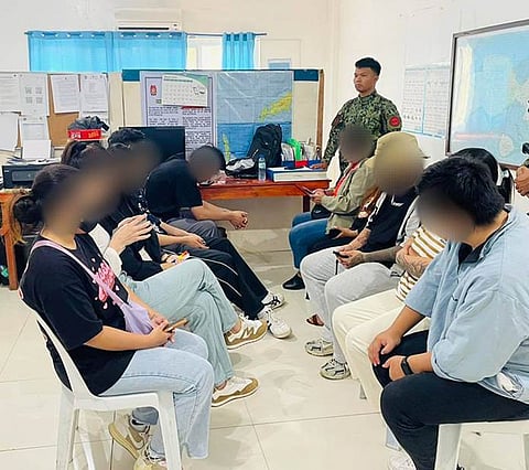 ZAMBOANGA. Lawmen prevent a human trafficking attempt as they rescue nine individuals bound for Malaysia and Thailand in a law enforcement operation at the airport of Bongao, Tawi-Tawi. The rescued potential human trafficking victims include six men and three women who were offered jobs as customer service representatives. 