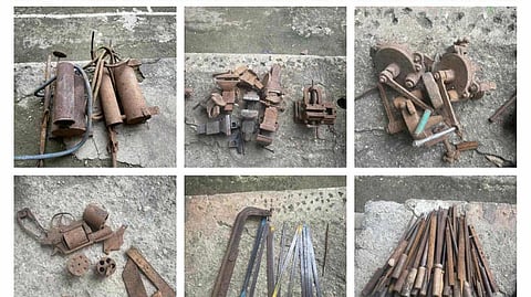 Illegal gun-making tools surrendered to police in Danao City