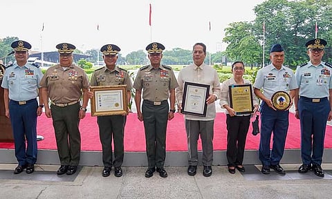 The Armed Forces of the Philippines (AFP) has conferred the Eastern Mindanao Command (EastMinCom) with the AFP Transformation Roadmap Institutionalization Pathway (AFPTRIP) Second Recertified Status, citing its commitment to reform, integrity, and good governance. AFP Chief of Staff Gen. Romeo S. Brawner Jr. presented the award to EastMinCom Commander Lt. Gen. Luis Rex D. Bergante in a ceremony at Camp Aguinaldo on September 1, 2025.