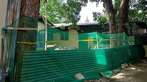 Nasunog nga bahin sa Bankal Elem. School temporaryo nga gi-cordon