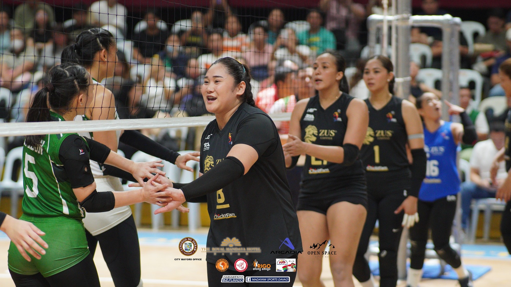 UNSCATHED. The ZUS Coffee Thunderbelles march into the finals with a clean 3-0 win-loss record in the Davao Invitational Volleyball Tournament 2025 at the University of Southeastern Philippines (USEP) Gym, Davao City.