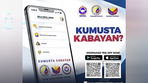 OFWs urged to download ‘Kumusta Kabayan App’
