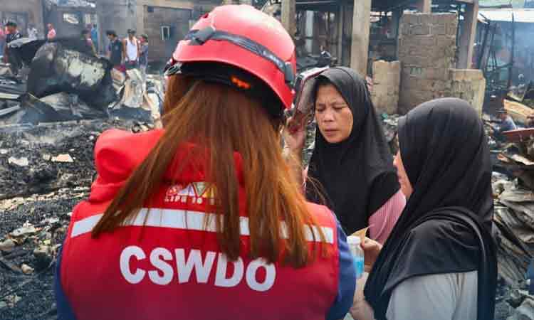 The Davao City Social Welfare and Development Office (CSWDO), under the local government of Davao City, quickly responded to the fire victims in Purok 4, Barangay 23-C, which occurred past 2 a.m. on September 8, 2025.