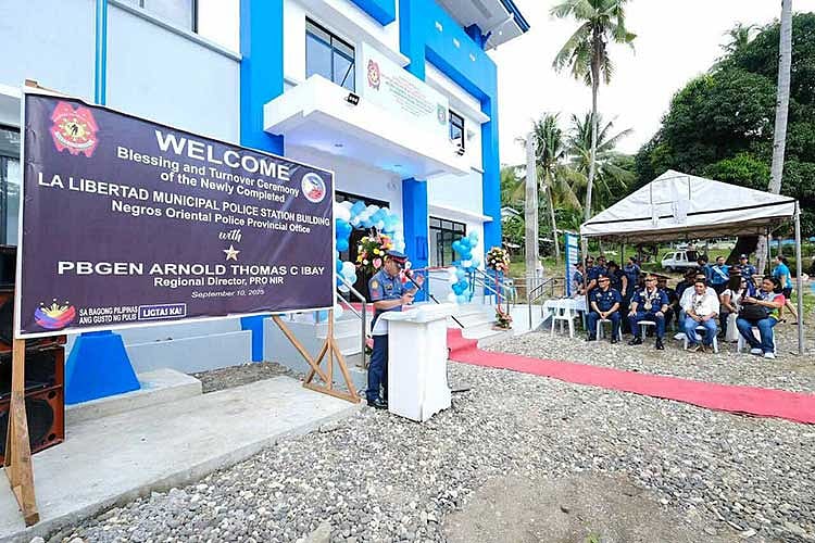 PRO-NIR inaugurates 2 new police stations in Negros Oriental