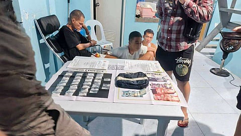 BACOLOD. The Police Regional-Negros Island Region (PRO-NIR) recovers an estimated P952,000 worth of a substance believed to be shabu in a drug bust in Bacolod City September 14, 2025. 