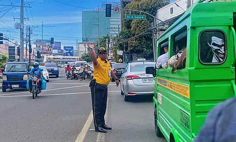 A TRAFFIC HERO ON DUTY. Despite the high heat index today, traffic enforcers from the Davao City Transport and Traffic Management Office worked diligently to ensure a smooth flow of vehicles for motorists. With temperatures rising, the enforcers remained on duty, directing traffic at key intersections and helping alleviate congestion during peak hours.