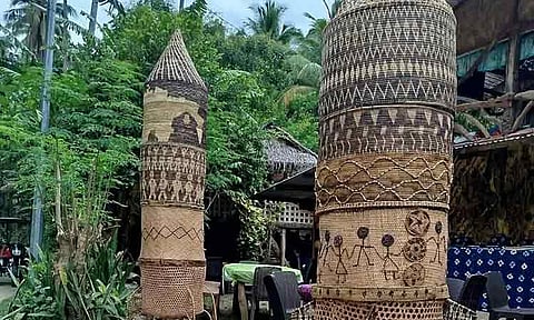 TINAYOK. Rockets made from woven strands of nito, rattan, bamboo, and steel are the latest creation of the Manobo Nito Weavers of Marabatuan, Jose Abad Santos, Davao Occidental, and they carry with them the dreamscapes of myth, memory, and craft.