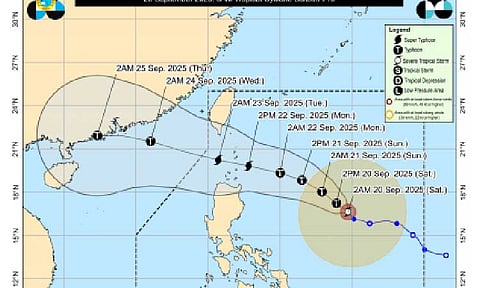 ‘Nando’ intensifies into a typhoon as it moves over PH Sea
