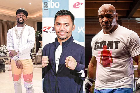 Mayweather posible nga moaway nila Tyson, Pacquiao