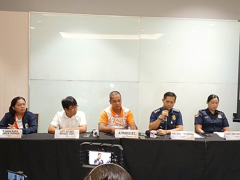 BACOLOD. AJ Marquez, interagency head of BGFI, along with Colonel Joeresty Coronica, Bacolod City Police Office director; Dr. Anna Maria Laarni Pornan, DRRMO head; Atty, Reuben Sabig, Bacolod Traffic and Transport Management Department head; and Supt. Jenny Mae Masip, city fire marshal, discussed the proposed road closures for the MassKara Festival Wednesday, September 24, 2025. 