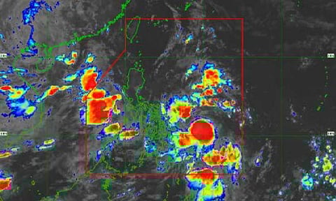 Satellite image of Severe Tropical Storm Opong (Courtesy of PAGASA)