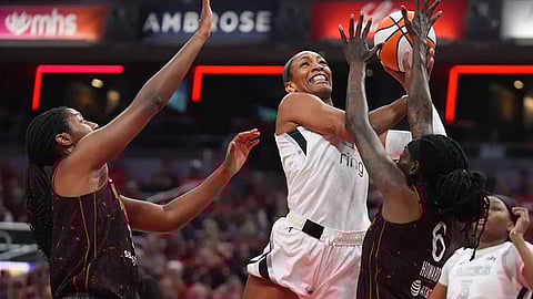 Aces grab 2-1 lead over Fever in WNBA semis